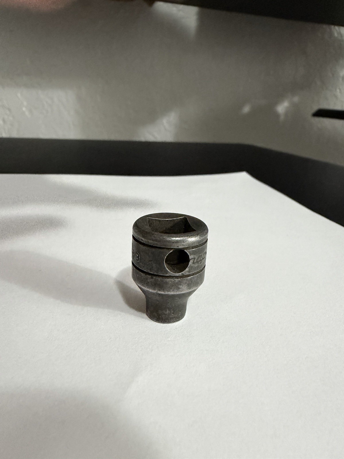 Snap-on Tools USA 3/8″ Drive 1/4″ Black Oxide Shallow Socket GFS081