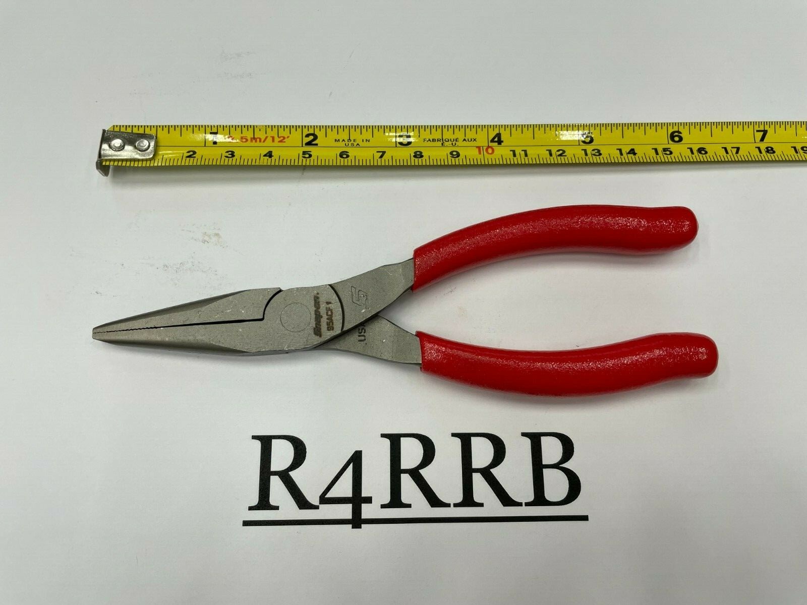 Snap-On Tools USA NEW 3 Piece RED Soft Grip Needle Nose Pliers Lot Set