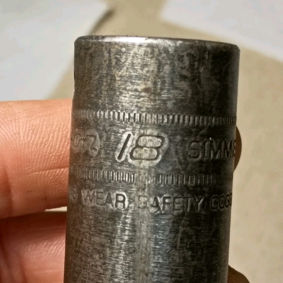 Snap On Tools 1/2″ Drive 18mm METRIC Deep Impact Socket SIMM 180