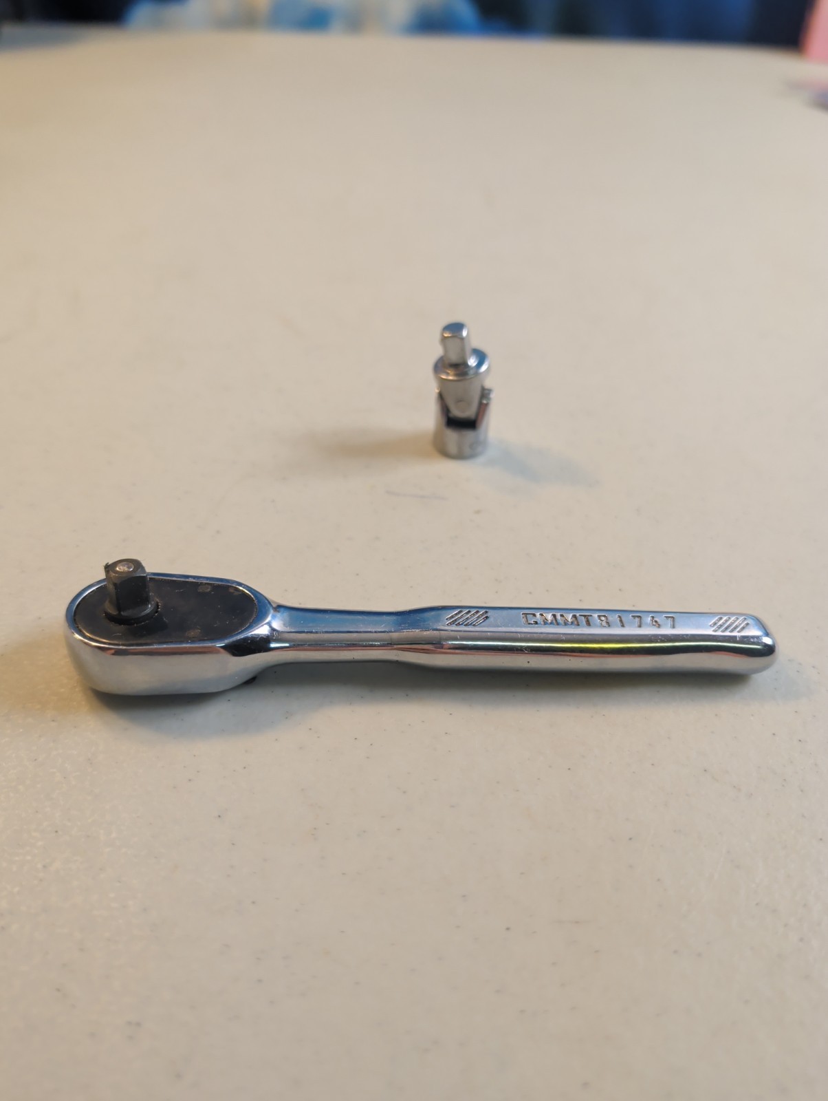 Craftsman 1/4″ Quick Release Ratchet Polished Chrome CMMT81747 + Swivel Adapter