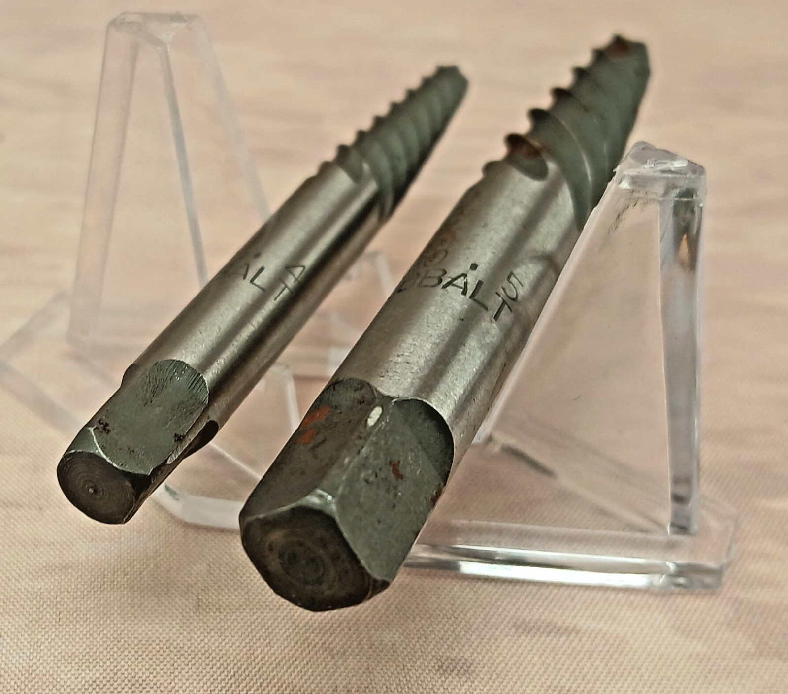 Kobalt Spiral Flute Screw Extractors #4 & #5 Easy Out Bolt Remover Set