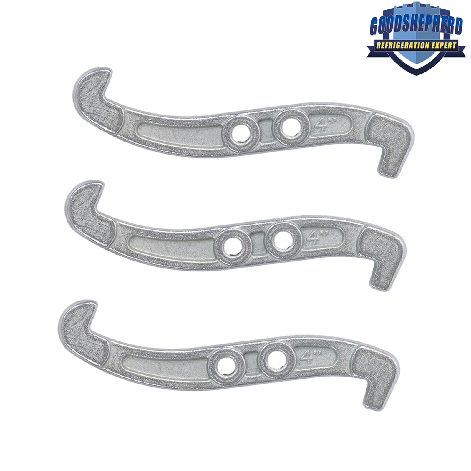 4 Pieces 3 Jaw Gear Puller Set Gear Bearing Race Pull Tool Kit 3″ 4″ 6″ 8″