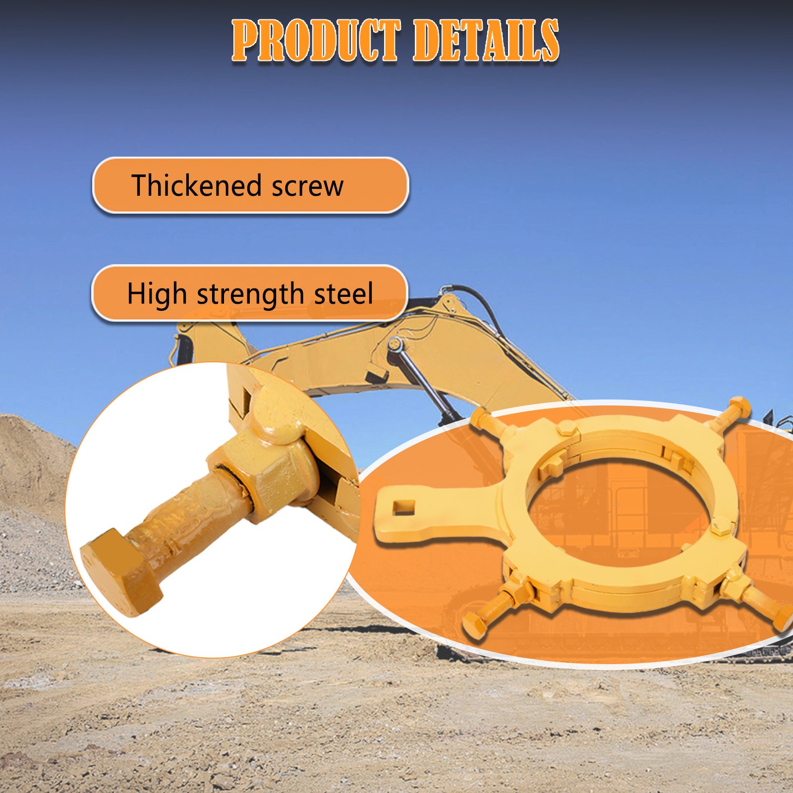 90mm-165mm 4 bolts Special Change Cylinder Head Wrench Tool for Excavator