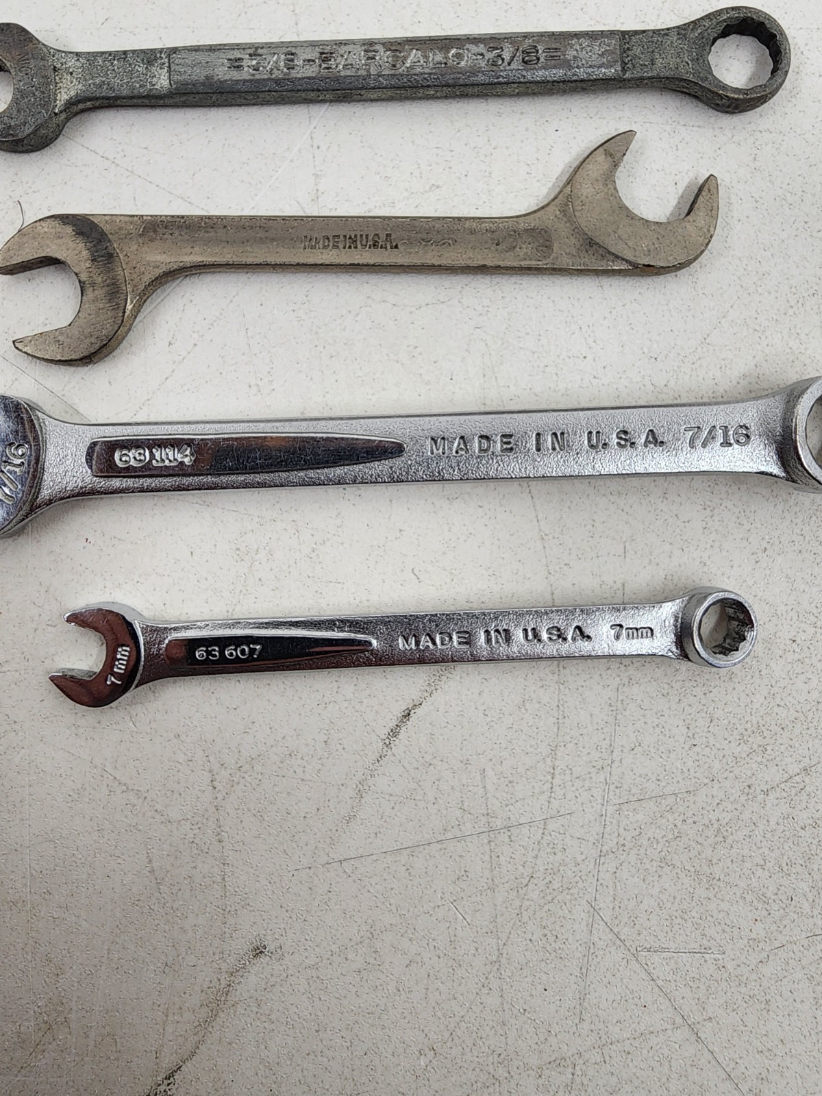 USA Made Wrenches Various Brands And Sizes Metric Standard Lot Of 13