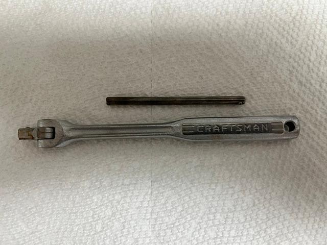 Vintage Craftsman 1/4” SAE =V= Socket set with Accessories and METAL CASE