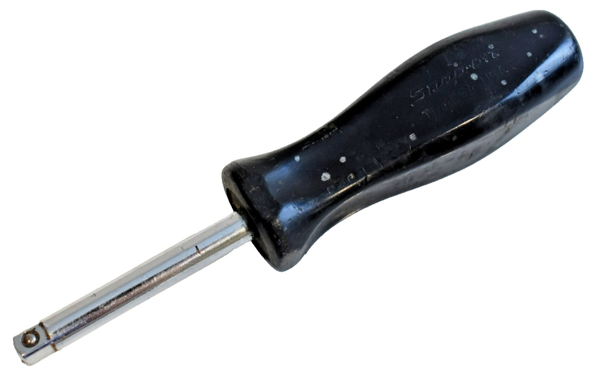 Snap On Tools TM4CSA 6″ Standard Shank Driver Black Handle 1/4″ Drive USA
