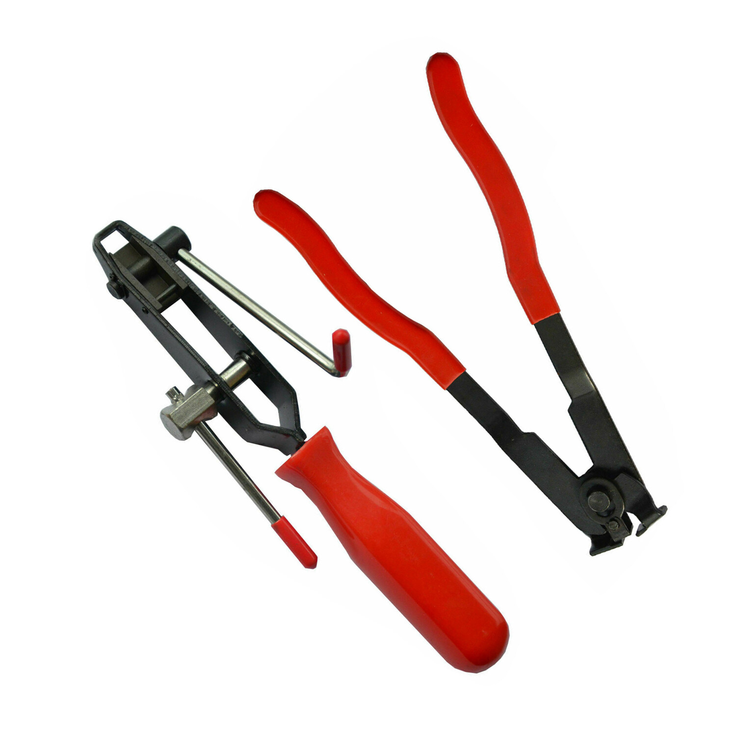 2pcs CV Joint Clamp Banding Tool Ear Type Boot Clamp Pliers & 3 Set Of Clamps