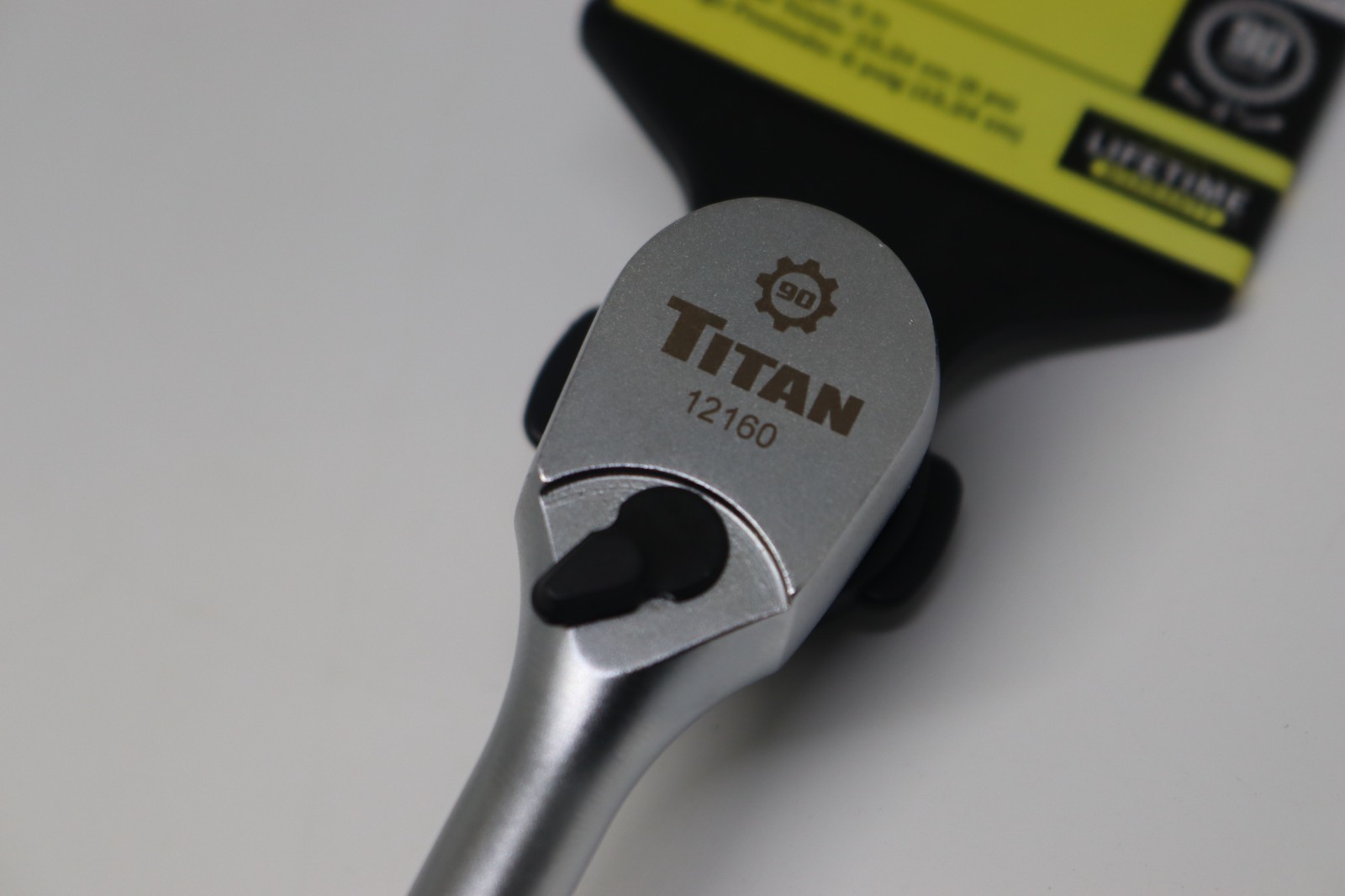 Titan 1/4″ Drive X 6″ Sealed Head Aluminum Ratchet Model 12160 – Blue