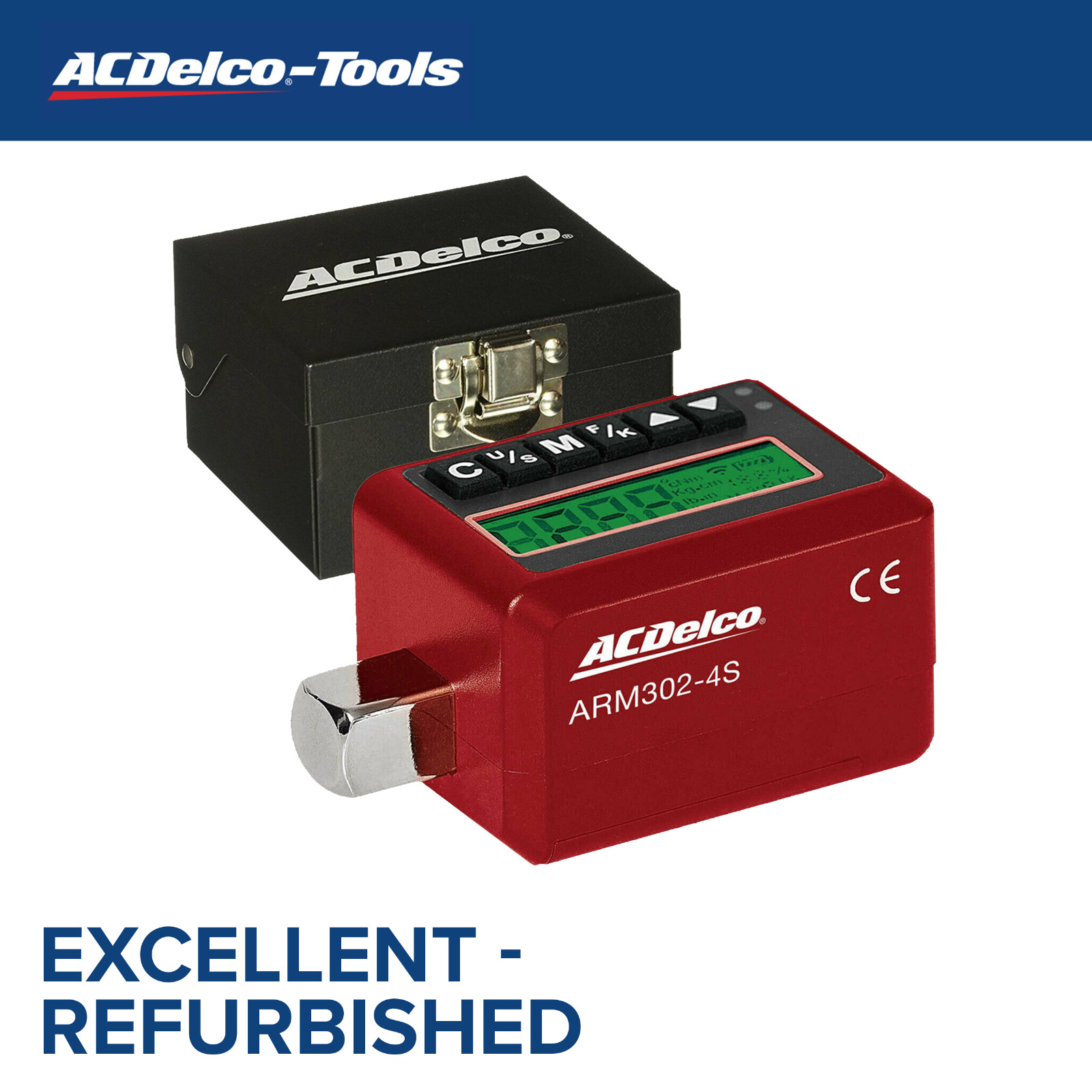 ACDelco ARM302-4S 1/2″ Digital Torque Adapter 17-340Nm ISO 6789 Calibrated