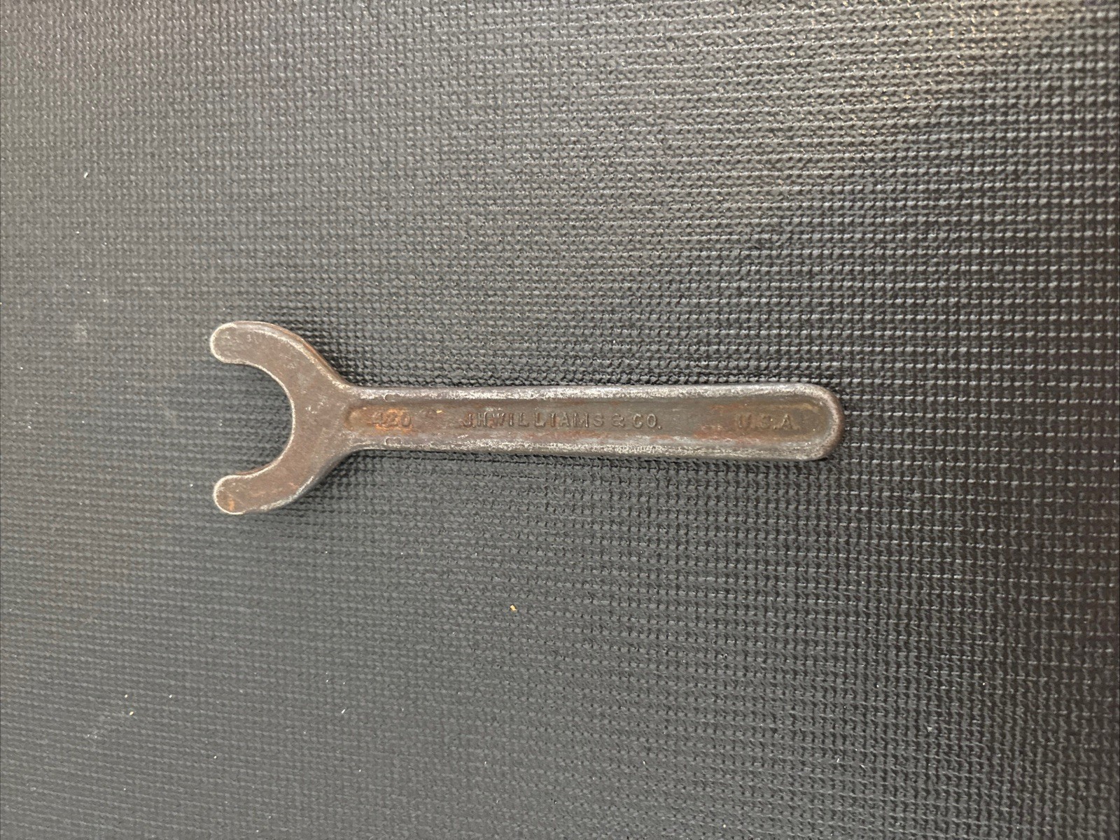 Vintage J.H. WILLIAMS #420, Double Pin Spanner Wrench 1-1/4″