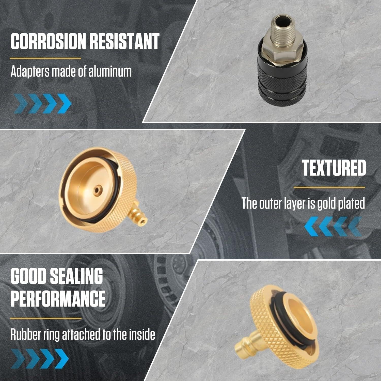 Master Cylinder Bleeder Adapter Kit Cap Brake Fluid Bleeding Fit For Toyota Ford