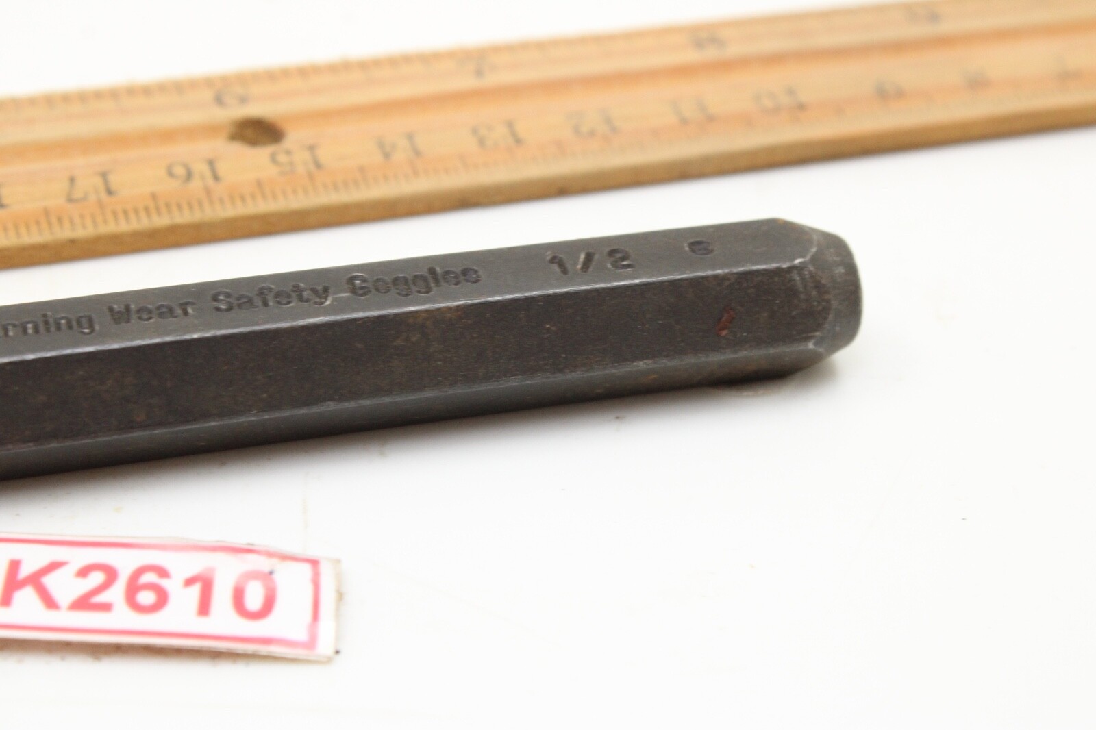 Craftsman 42862 1/2″ Center Punch Black Oxide Hex Shaft 6″ Long USA