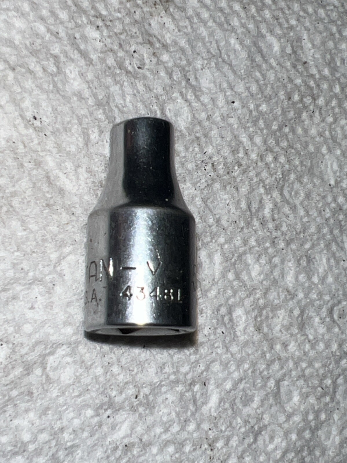 Vintage Craftsman 43481 V. 1/4″ Drive 5/32″ 6 Point Shallow Socket Made in USA