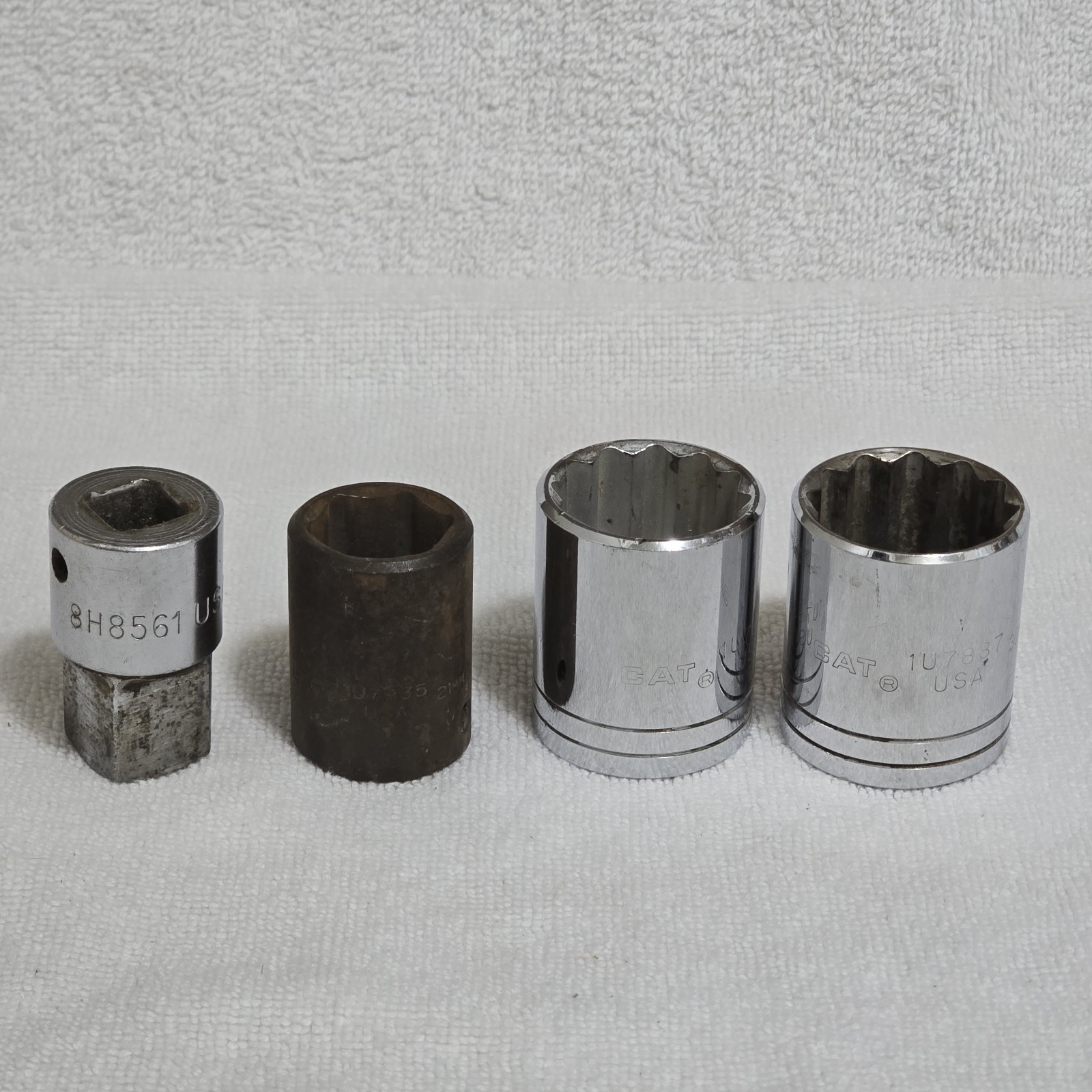 VTG Caterpillar USA 1/2″ Drive Metric Socket Lot 1U Series & Adapter MIXED LOT