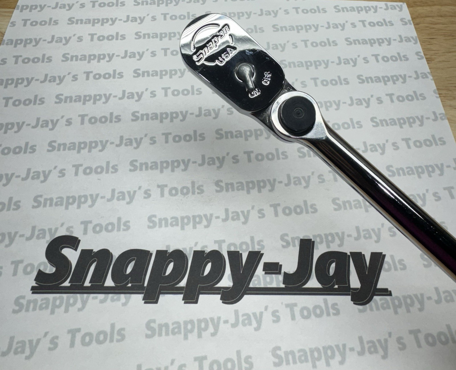 Snap-on Tools PEARL WHITE 3/8″ Drive Hard Grip Multi-Position Ratchet FHD80MPPW