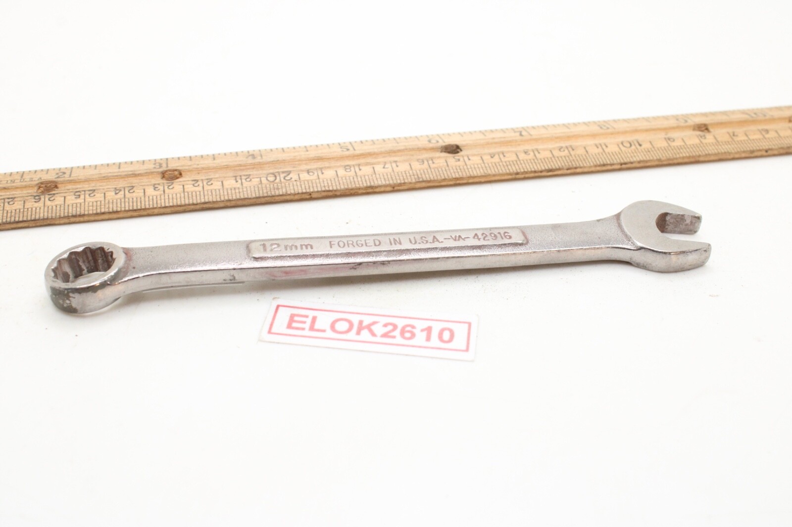 Craftsman -V^-42916 12mm 12 Point Metric Combination Wrench USA