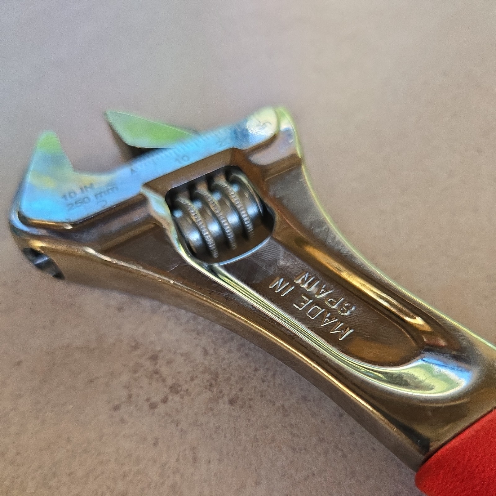 SNAP ON Tools 10″ Adjustable Wrench Crescent FADH10B Made in Spain
