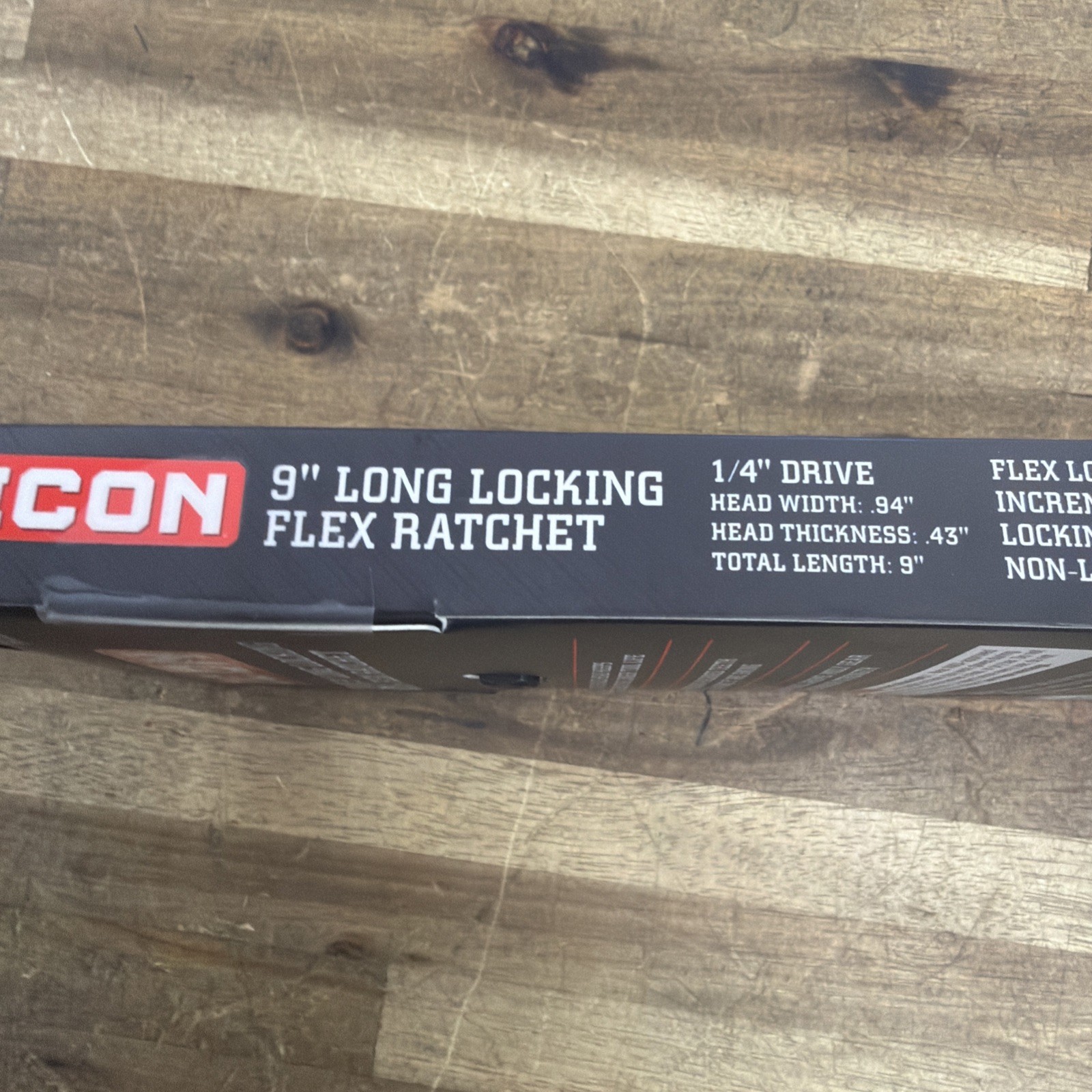 ICON R1LKG G2 9″ LONG LOCKING FLEX RATCHET 1/4 INCH DRIVE