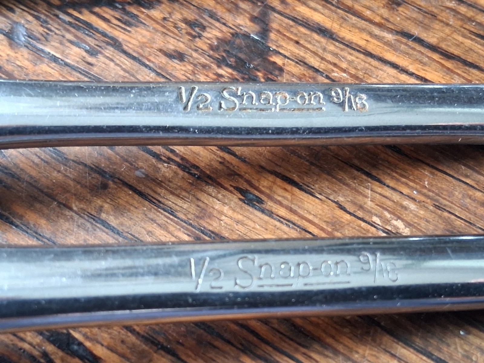 Snap – On Deep Offset Box End Wrench 5 Pieces SAE (2) 1/2-9/16 & (3) 5/16-3/8