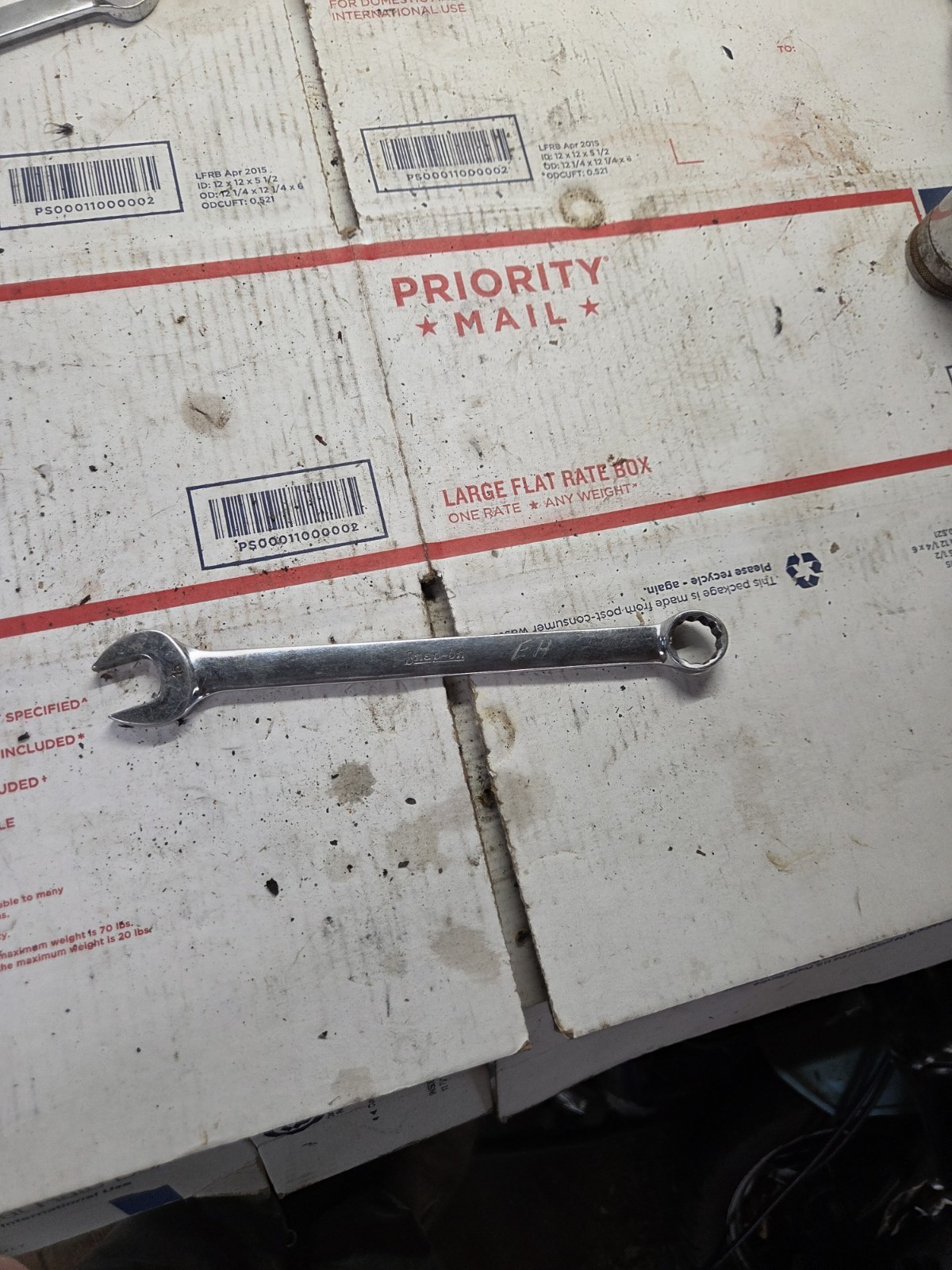 Snap-On Tools USA NEW 15mm Metric Flank Drive PLUS Combination Wrench SOEXM15