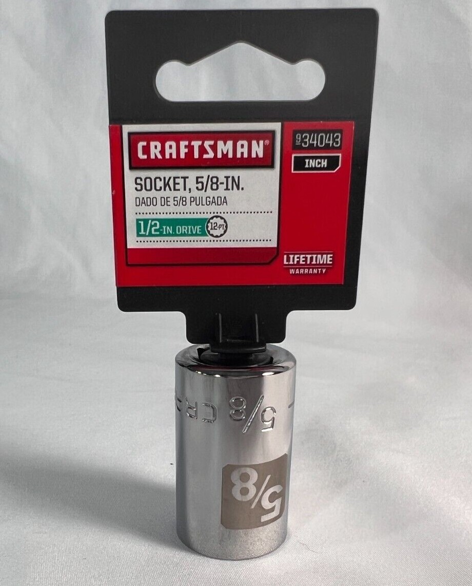 NEW Craftsman Socket 3/8 & 1/2″ Drives 6 &12 pt Choose Size Metric / SAE