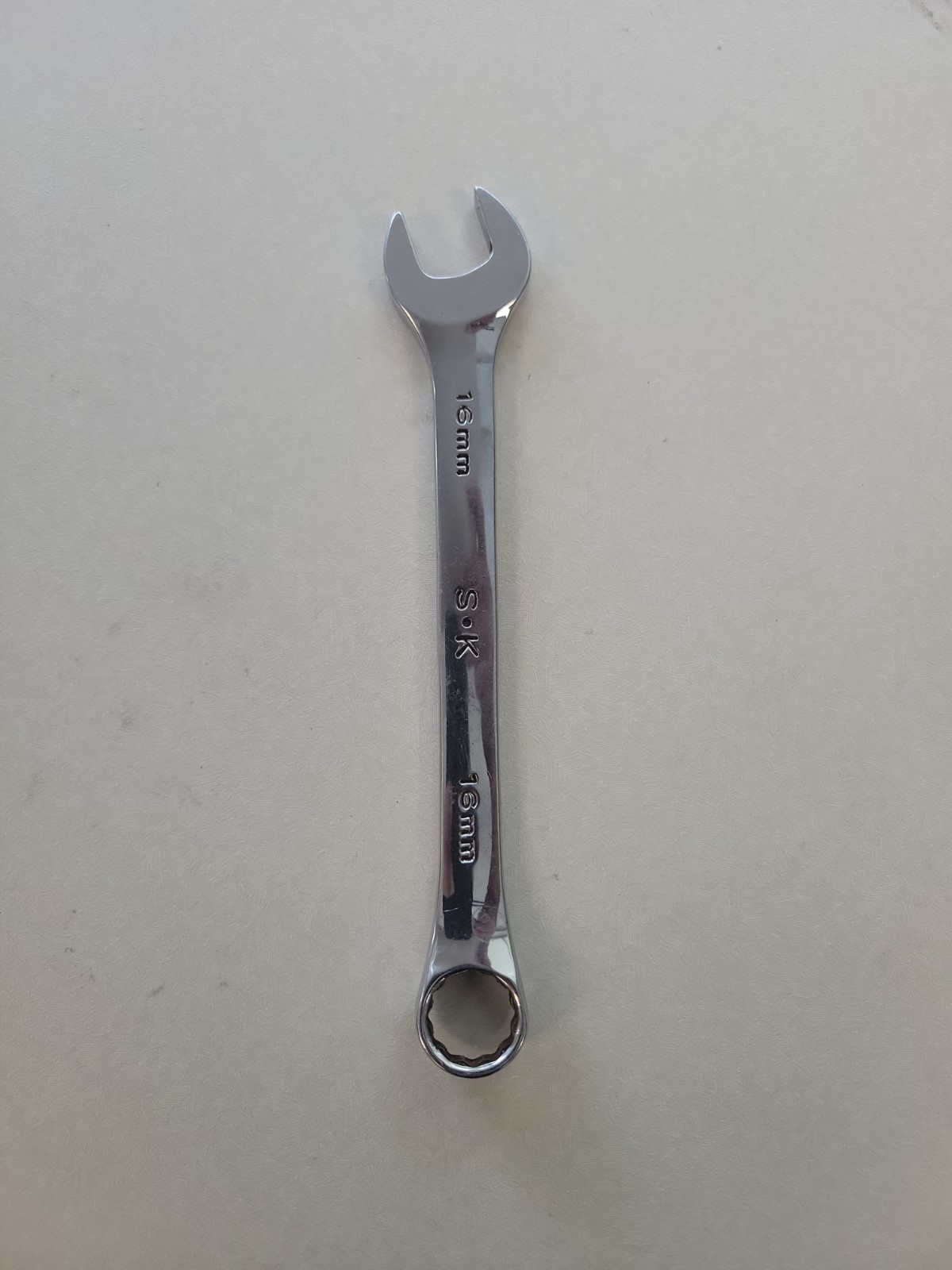 SK Hand Tools 88316 16 mm – 12 point SuperKrome Regular Combination Wrench USA