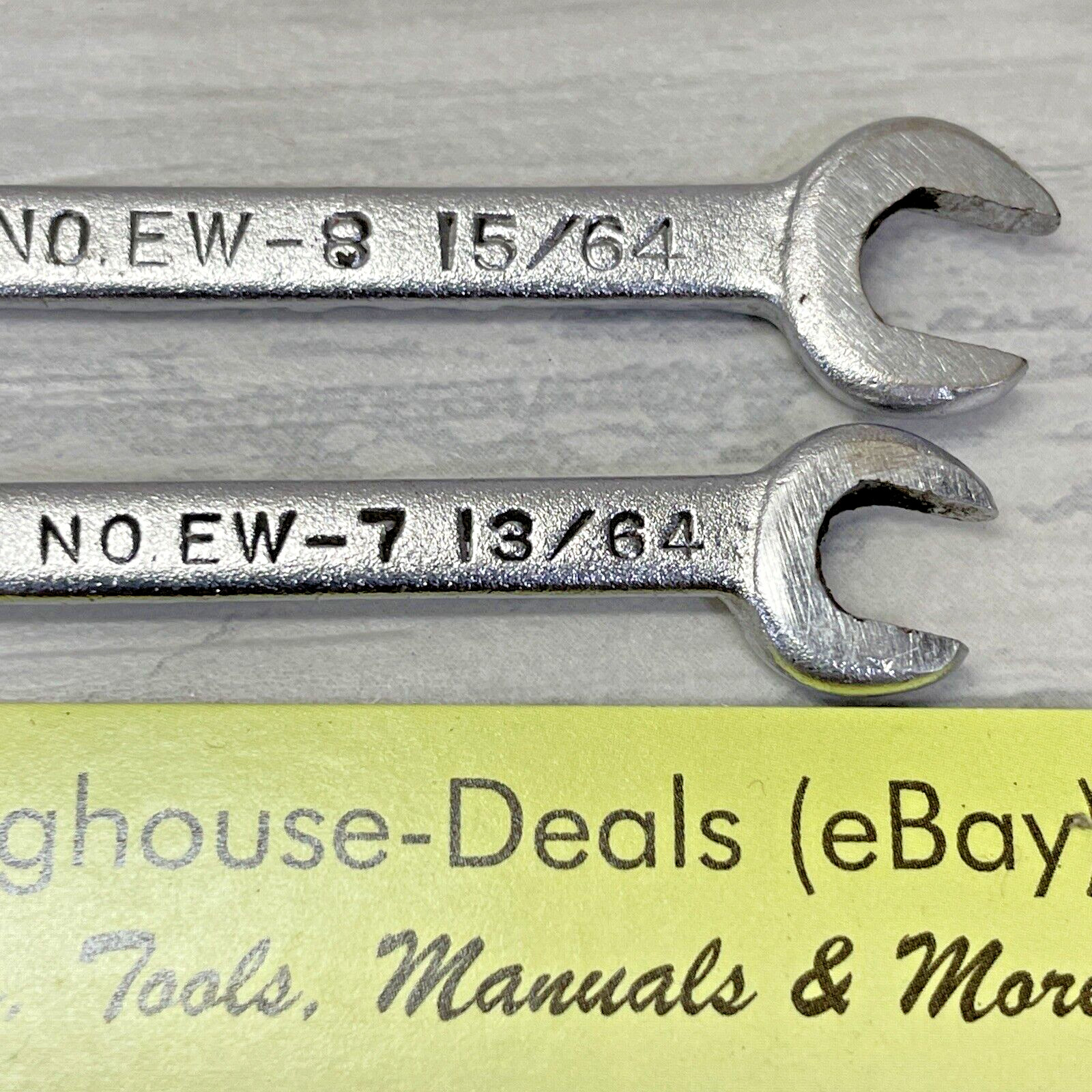 2- 1/4″ / 15/64″ & 7/32″ / 13/64″ OTC Open End Wrench Set, Free US Ship