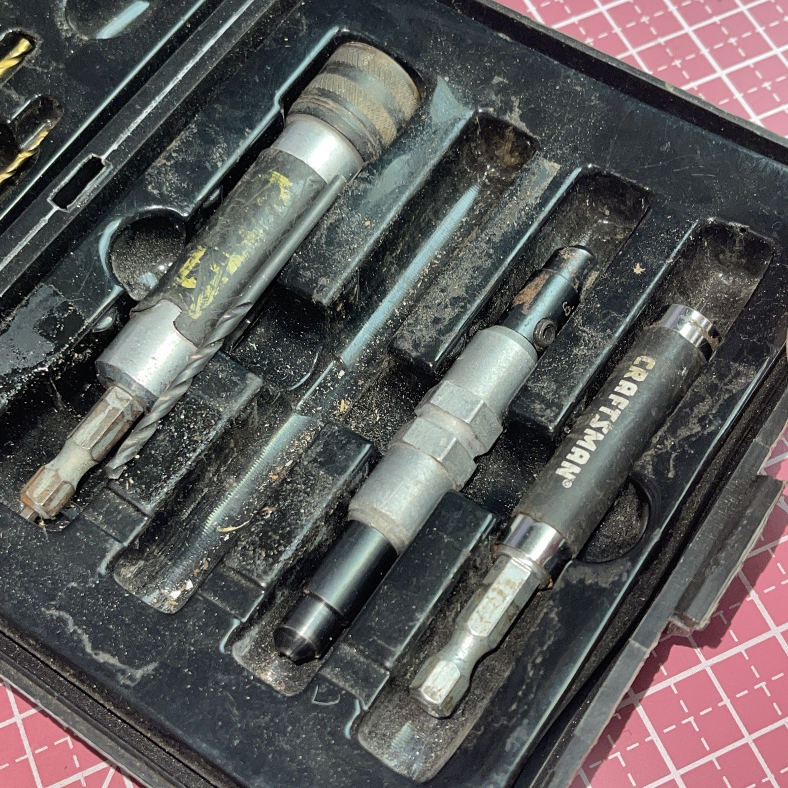 Craftsman USA Power Screwdriver Nutdriver Set Lot 43373 Metric SAE 25654 Vintage