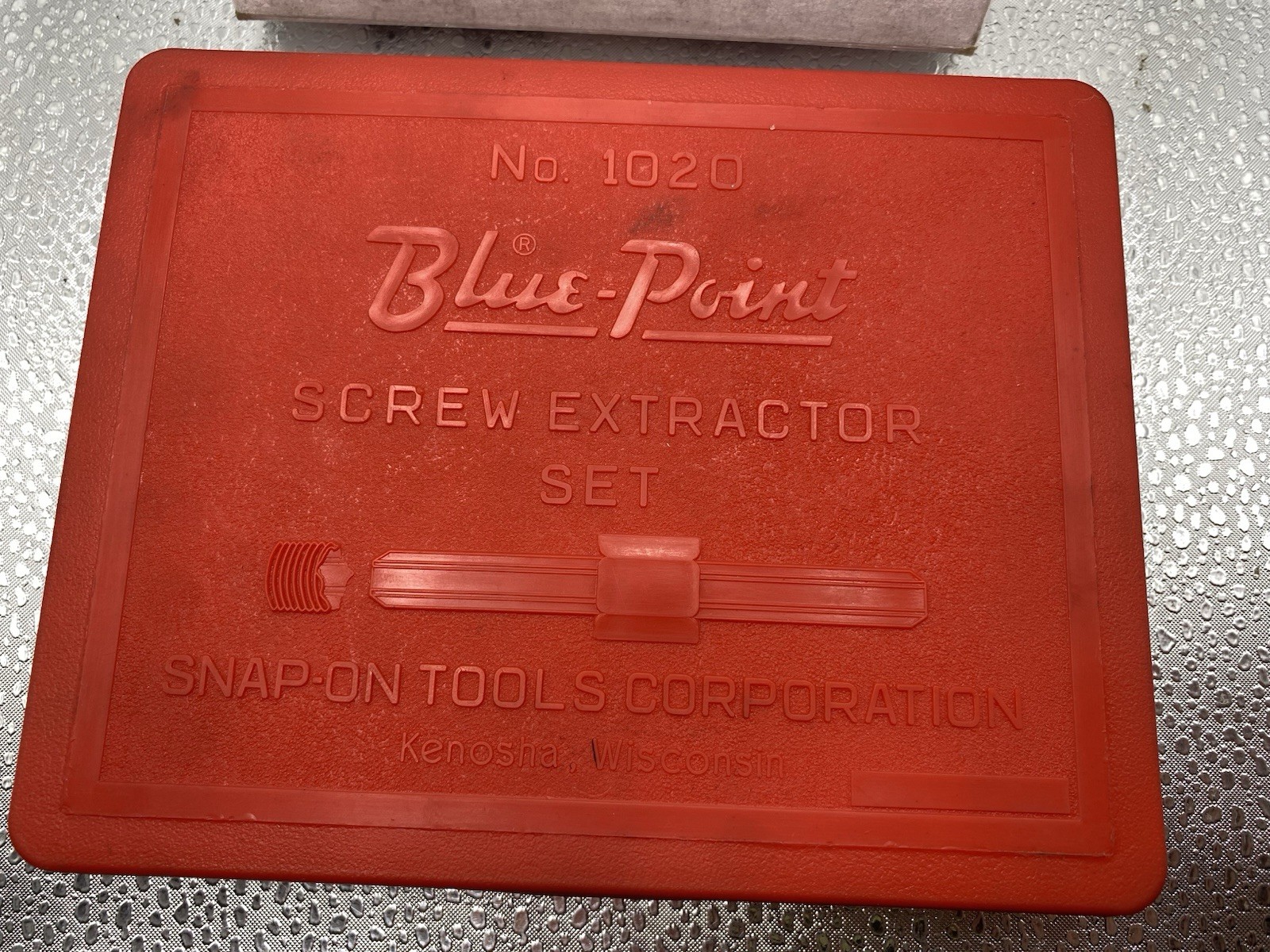 Vintage Blue Point Snap-On Screw Extractor Set No. E-1020 Complete in Case