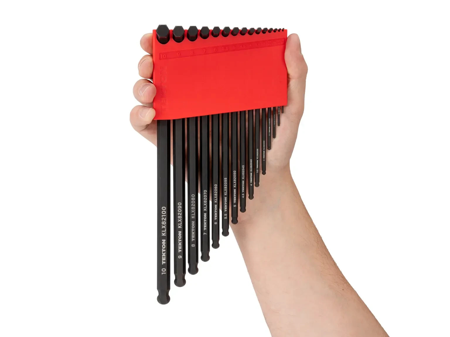 Tekton KEY91002 Hex and Torx L-Key Set (41-Piece), .05-3/8in, 1.3-10mm, T6-T50