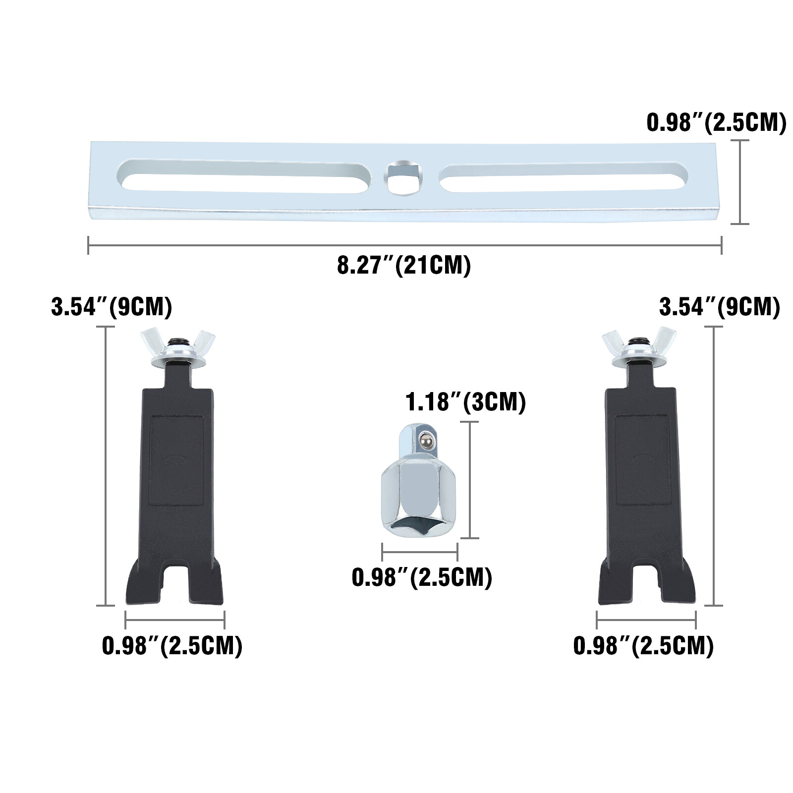 Fuel Pump Tank Lid Cover Adjustable Spanner Wrench Remover Tool Universal