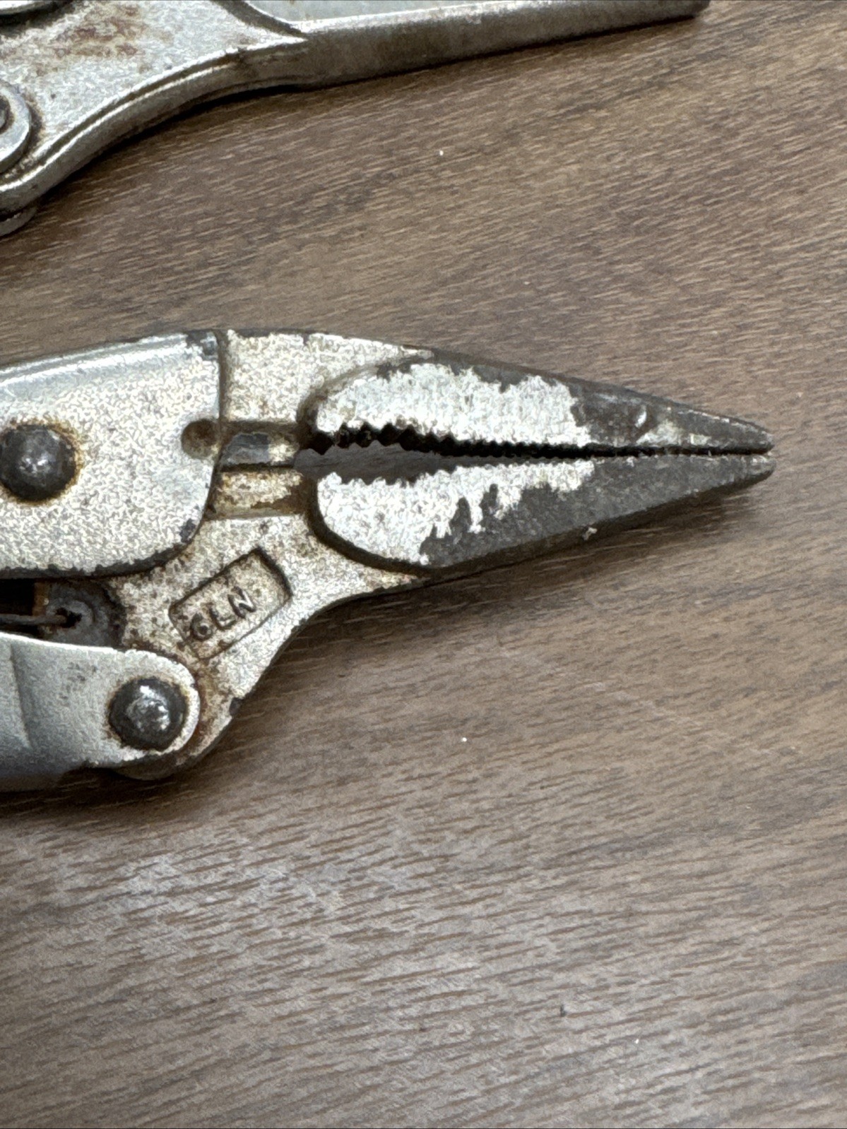 Petersen DeWitt 2 Piece Small Vise-Grip Locking Plier Set 6LN and 9LN USA.