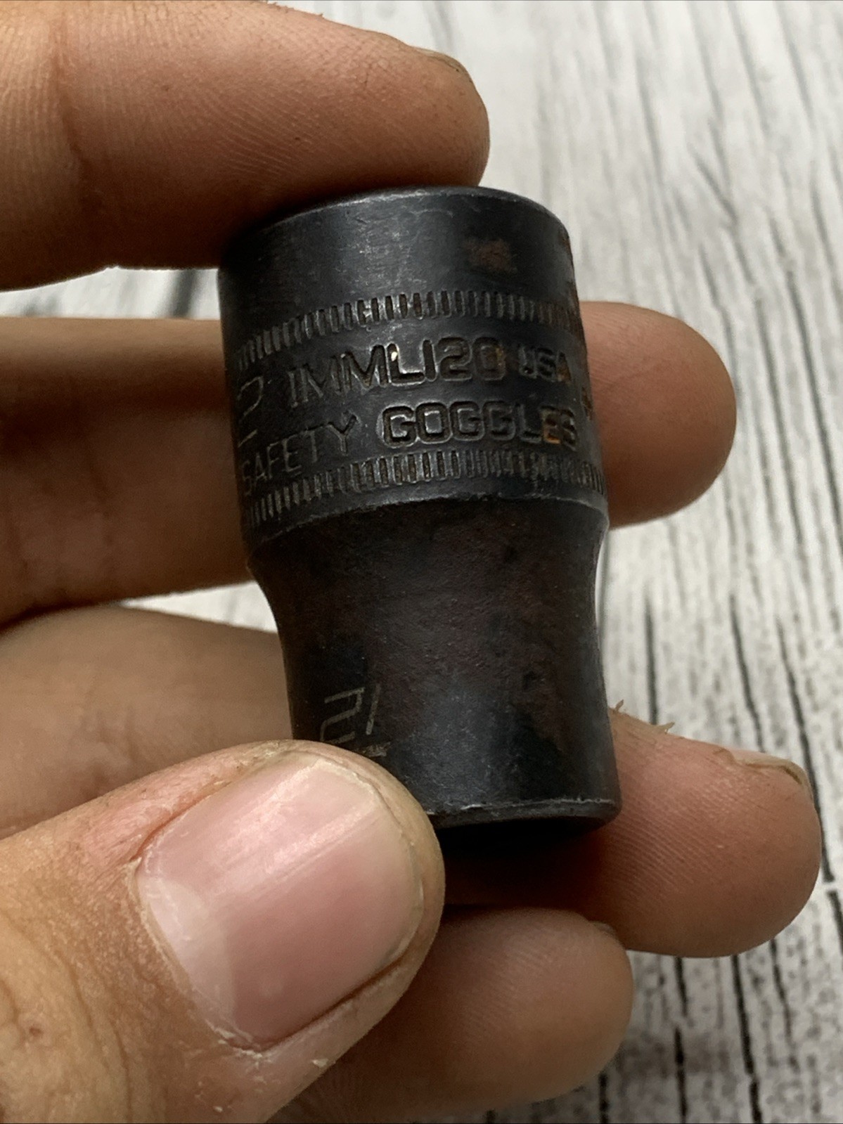 SNAP-ON IMML120 USA 6 Point 12mm Shallow Impact Socket