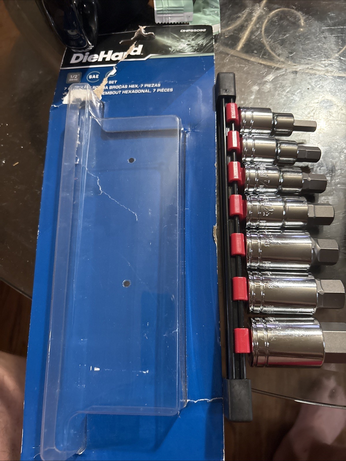 DieHard DHP55092 (1/2″ Drive) 7pc Hex Bit Socket Set
