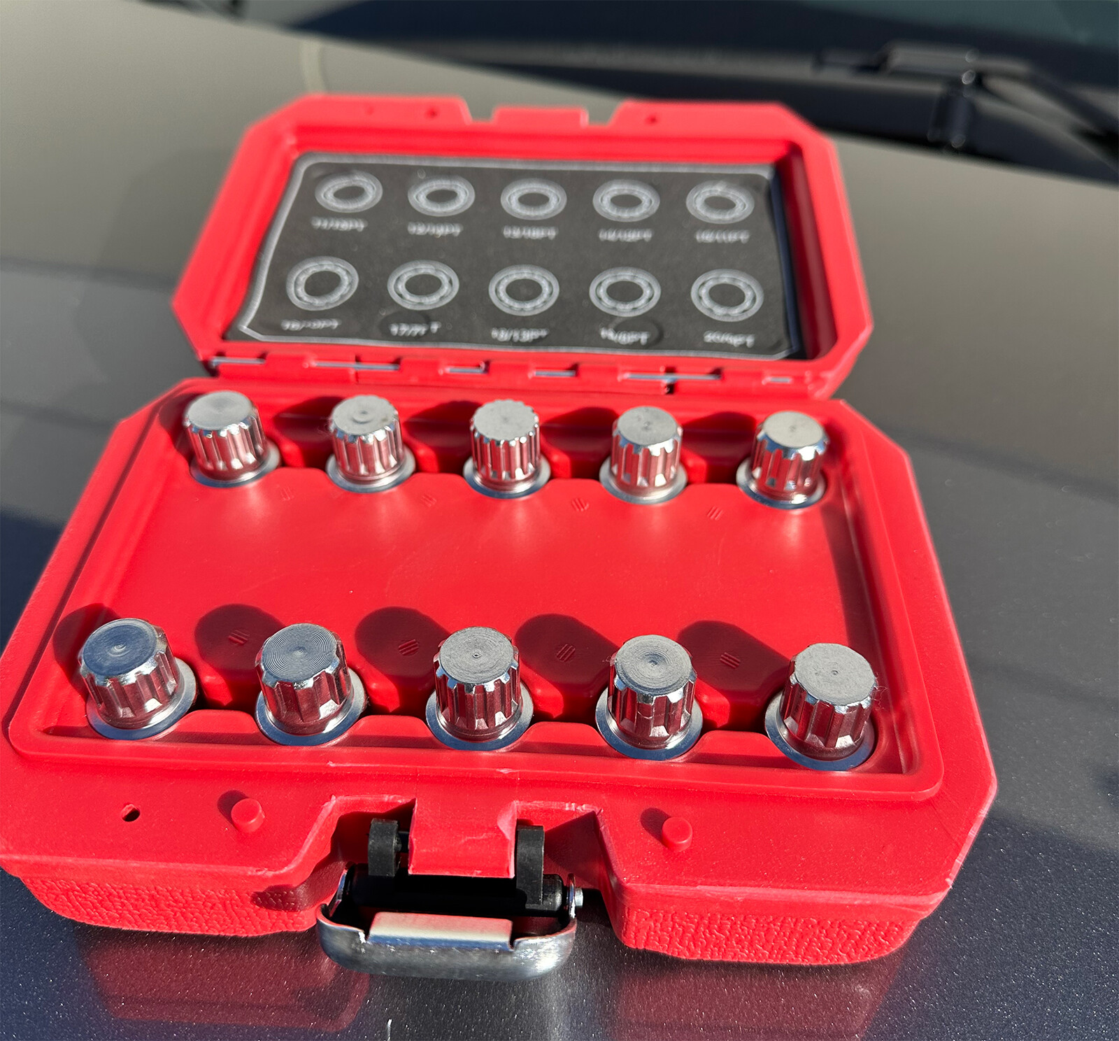 10pcs Master Spline Bit Anti-Theft Wheel Lock Key Lug Nuts Remover Kit 4 BMW