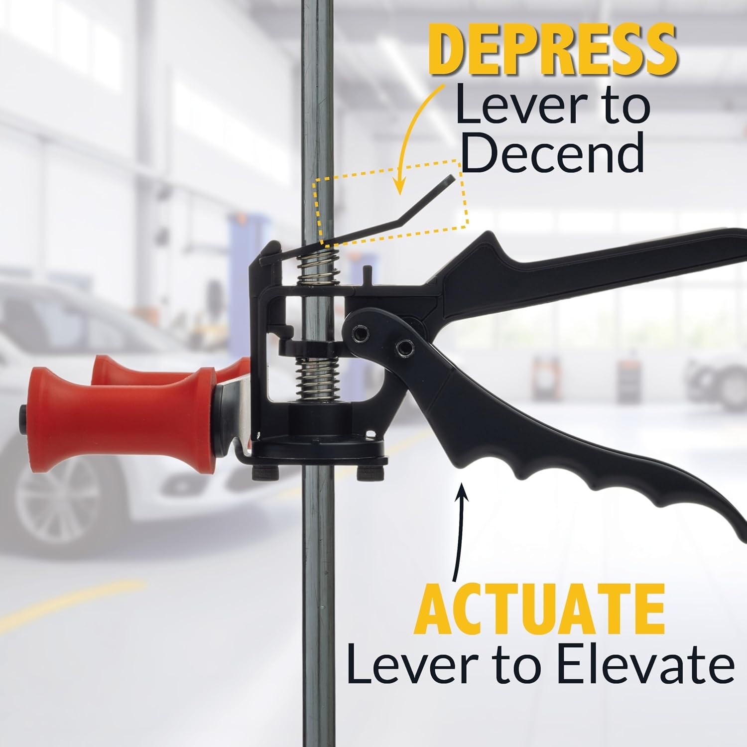 Universal Brake Pedal & Steering Wheel Holder for Precise Auto Maintenance Tasks
