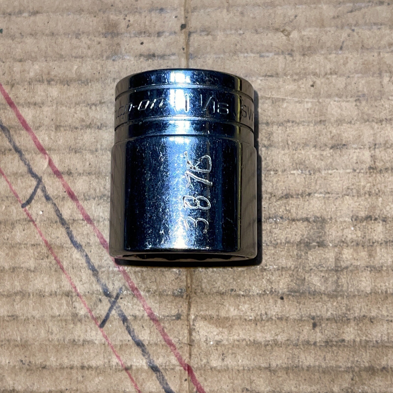 Snap on USA SW341 1-1/16 In SAE 1/2” Drive 6 Point Socket 1 1/16