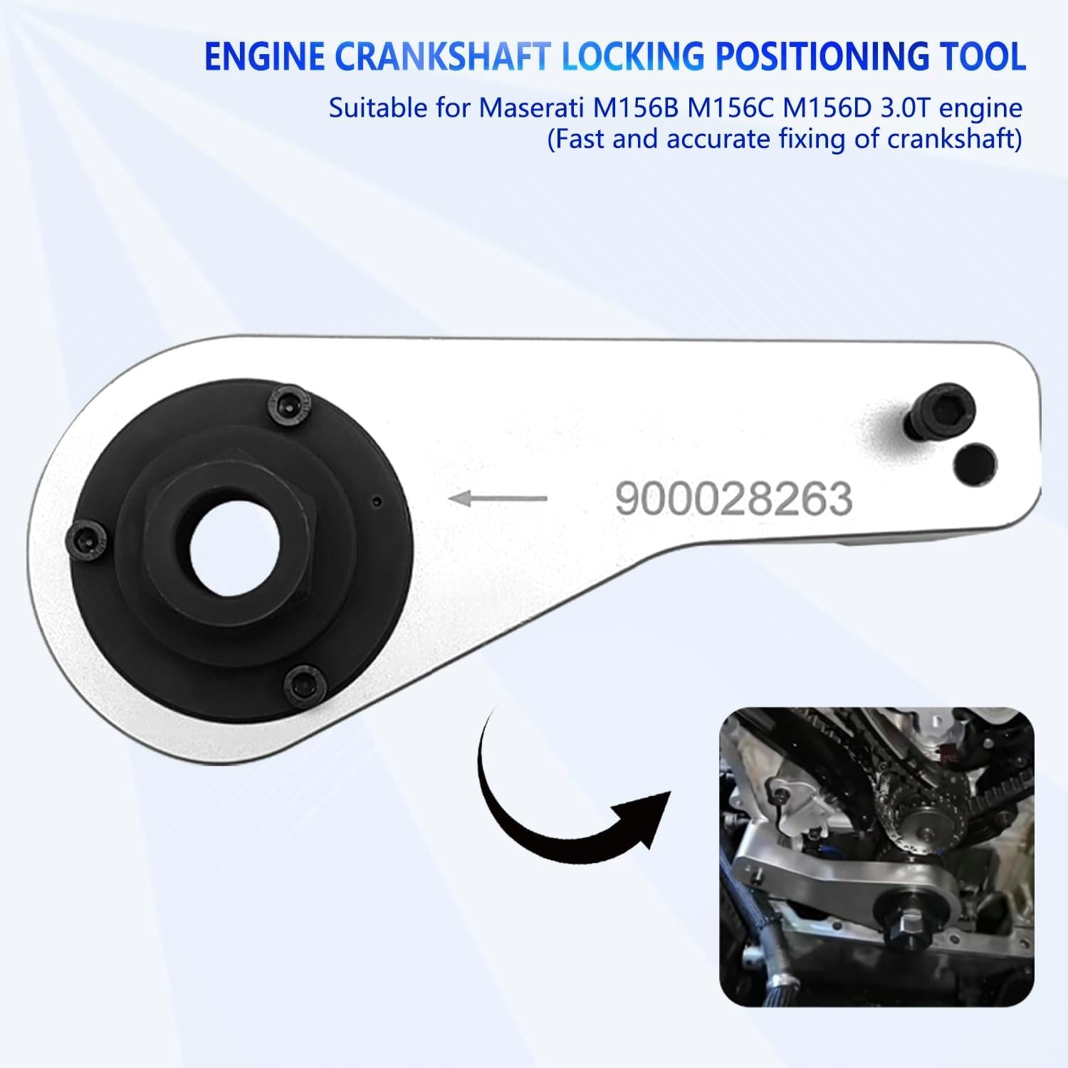 ZKTOOL Engine Timing Tool for Maserati 3.0T M156C Engine 900028263 900028363