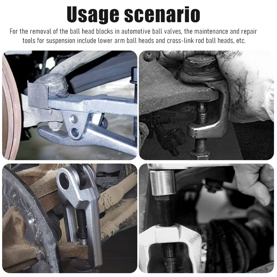4pcs Ball Joint Separator Set Toolset, Steering Tie Rod/ Drag Link Removal Tool,