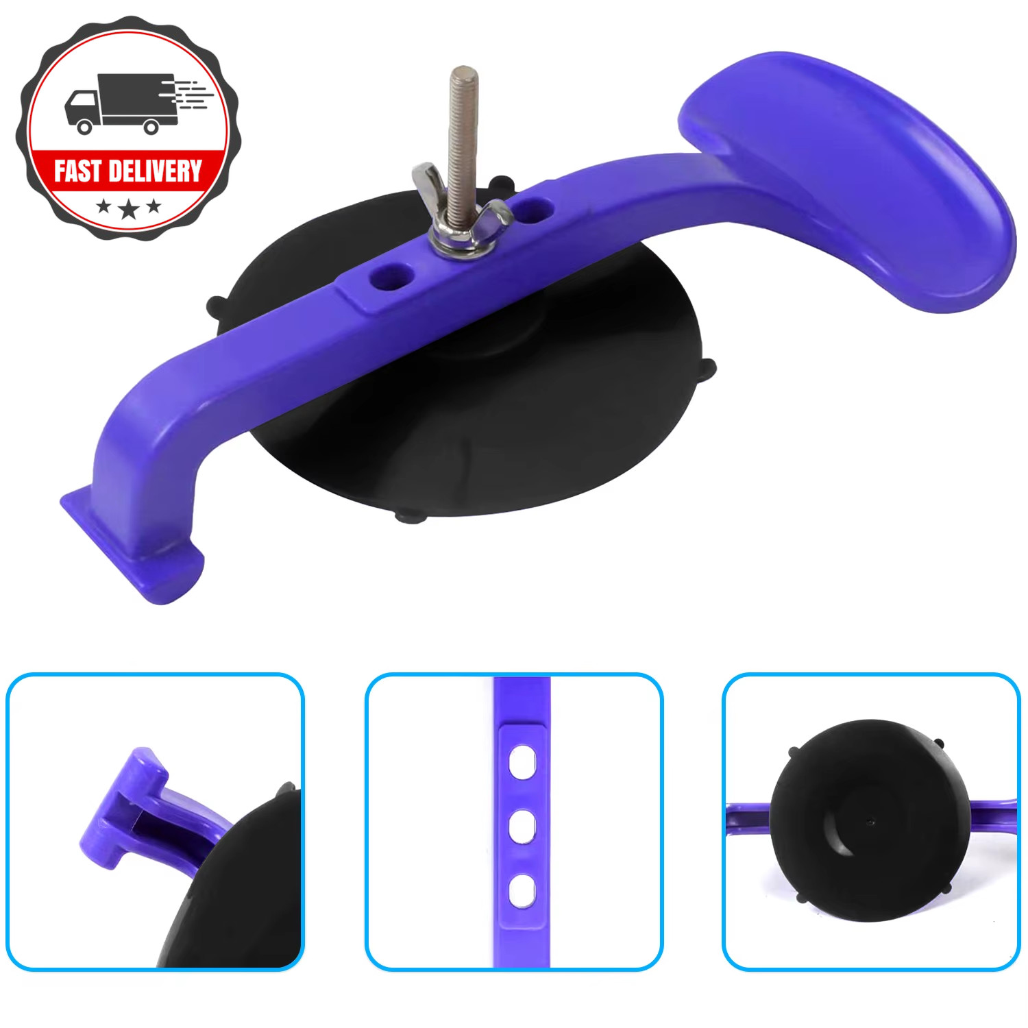 Upgraded 6Pcs Suction Cup Clamp Kit for Car Convertible Glass Windshield Top Rep