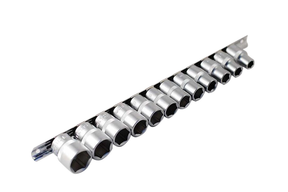 Selta Taiwan 12pc 1/2″ Dr 6pt/12pt Socket:10-11-12-13-14-15-16-17-18-19-22-24mm
