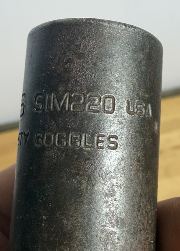 Snap-on tools Used 1/2 drive 11/16” metric Deep Impact Socket SIMM220