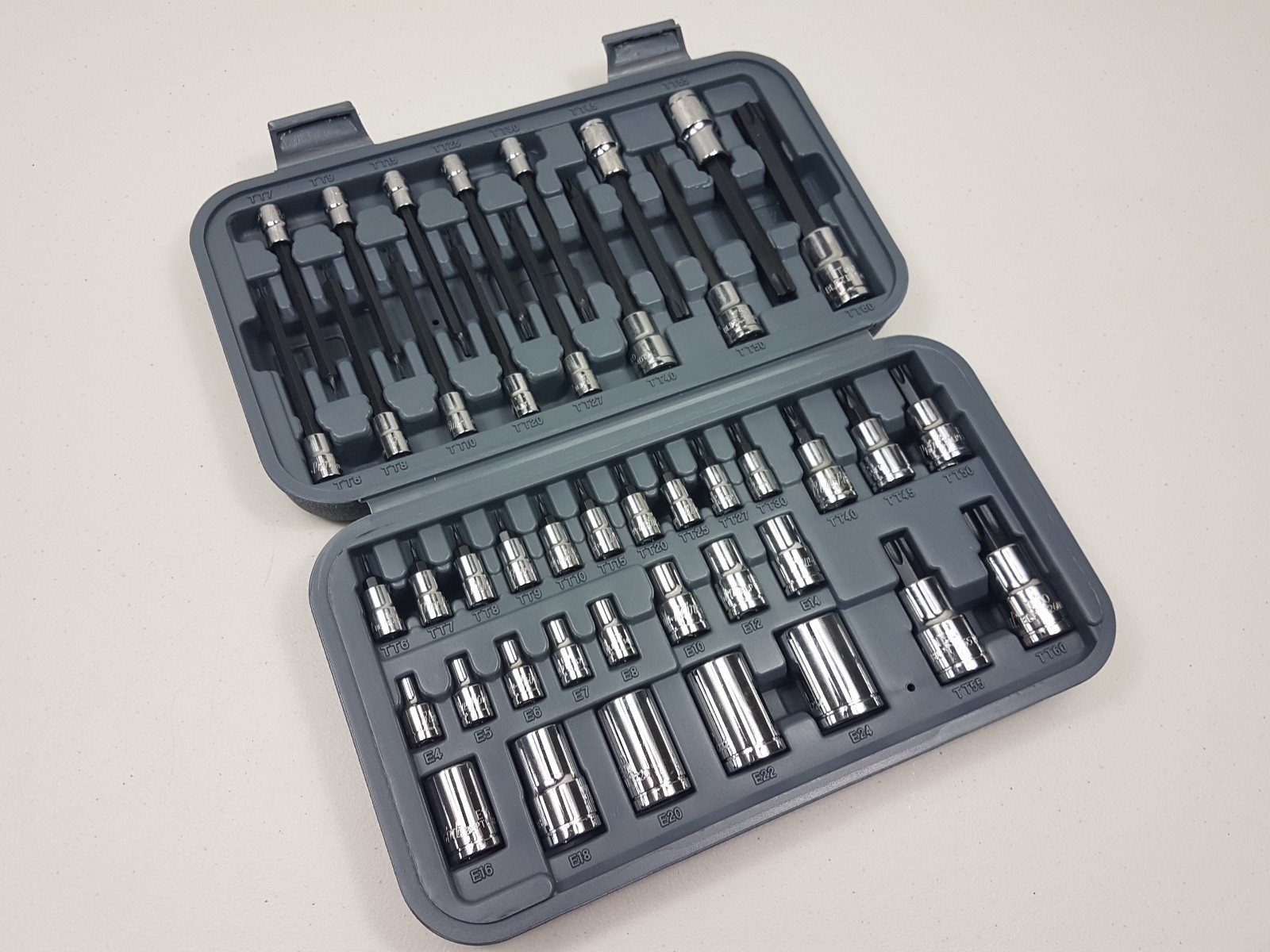Blue Point 43pc Torx Socket Set with E-Torx – As sold by Snap On.