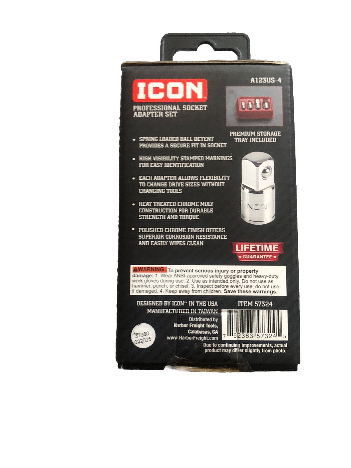 BRAND NEW ICON Professional Socket Adapter Set 4 Piece