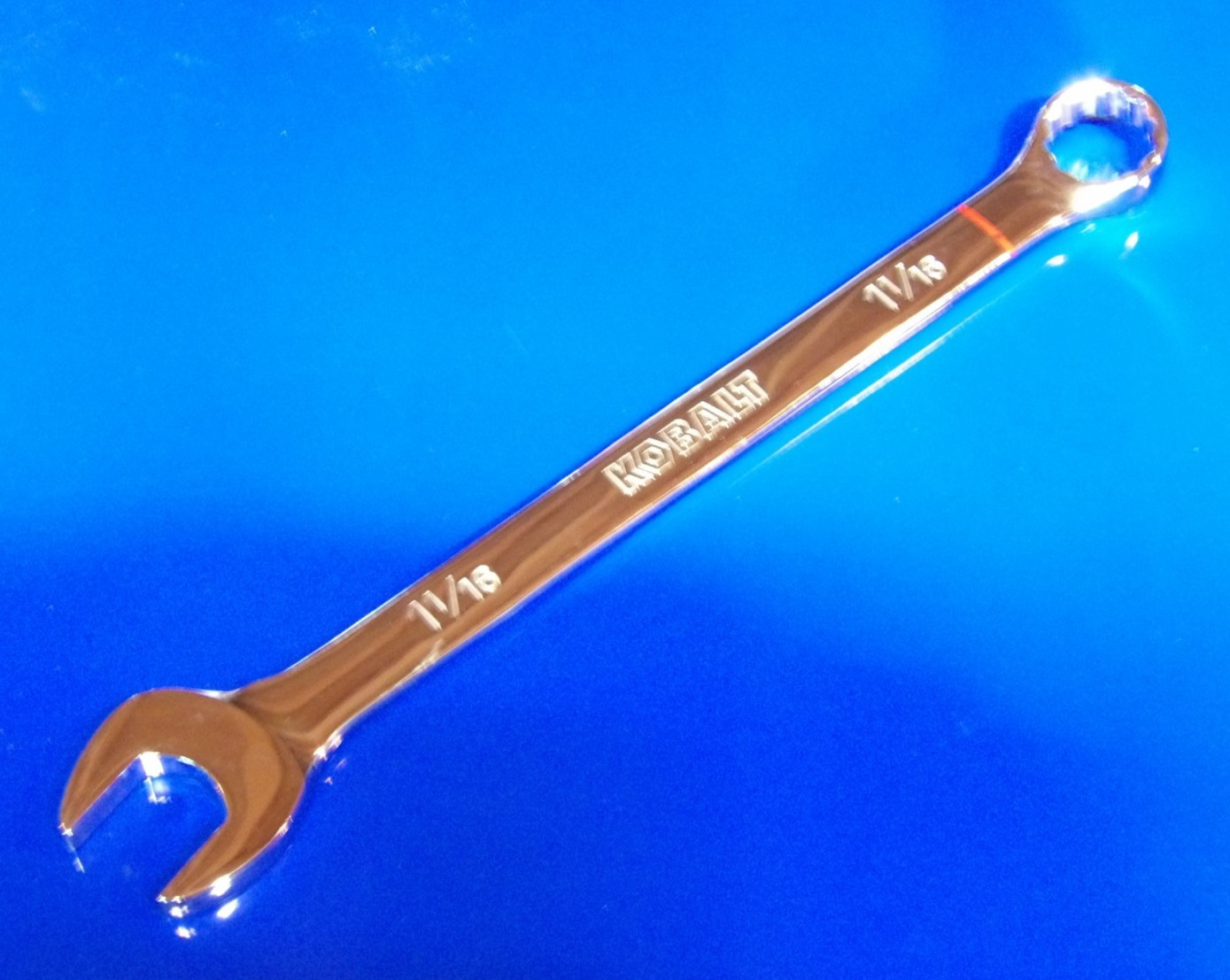 Kobalt Combination Wrench 12 Pt. Polished Chrome Pick a Size NEW MM SAE + Stubby