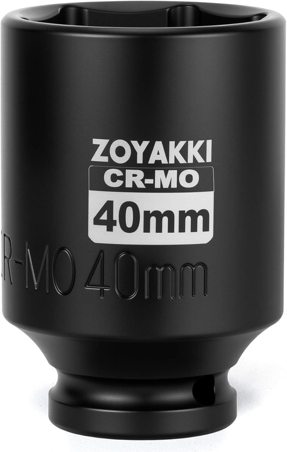 1/2″ Drive x 40 mm Deep 6 PT Impact Socket, CRMO, 1/2inch Drive 6 Point Axle …