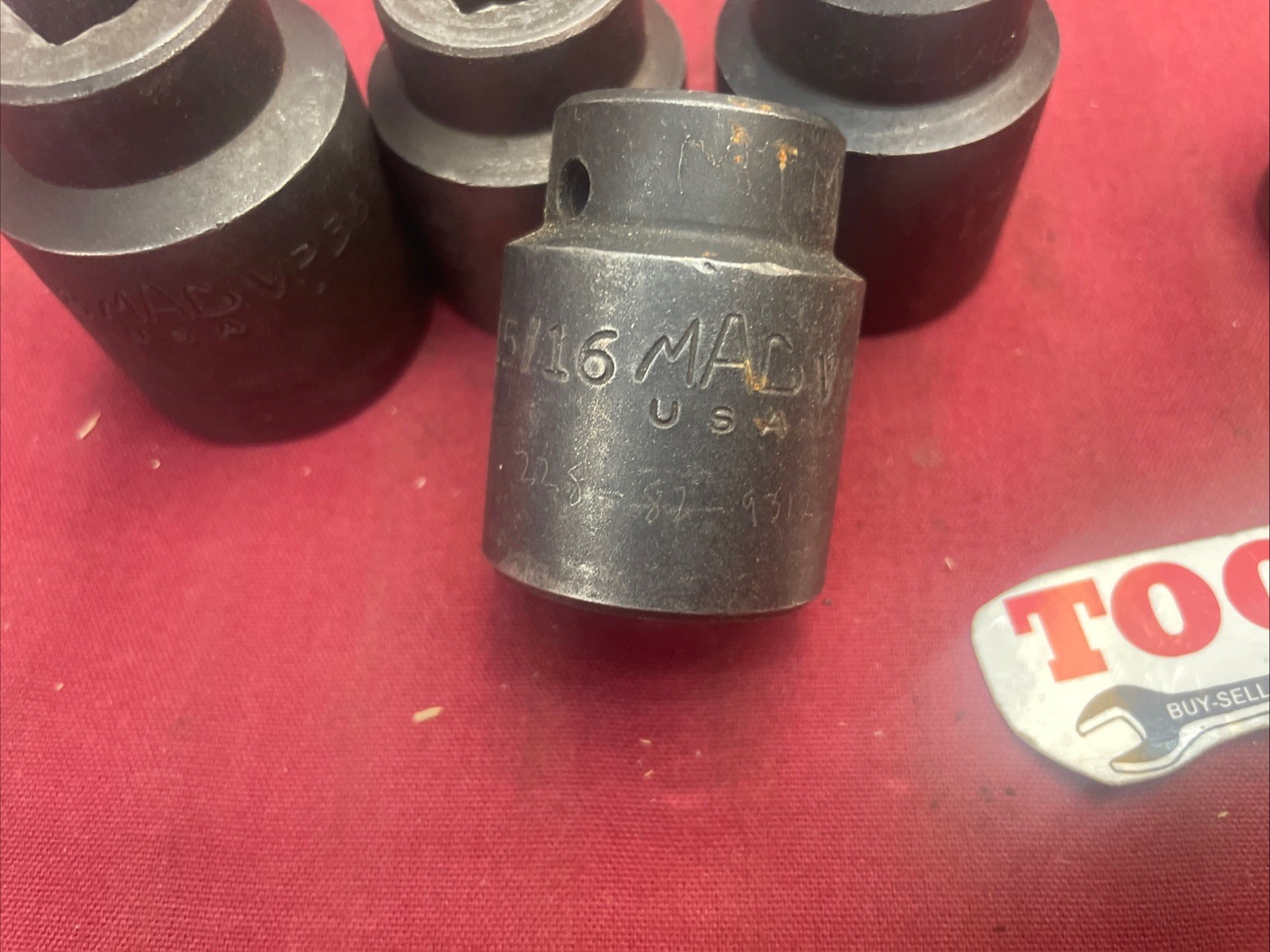 13 Pcs. MAC TOOLS 1/2″ DRIVE 6 PT SHALLOW IMPACT SOCKETS 3/8″- 1-1/8”