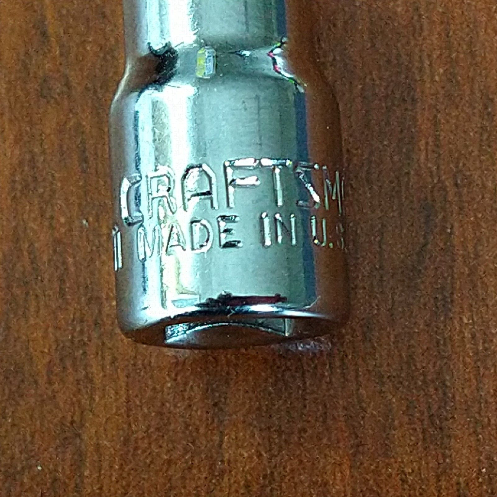 CRAFTSMAN TOOLS USA EE-43481, 1/4″ DRIVE, 5/32″ SOCKET, SHALLOW, 6 POINT.