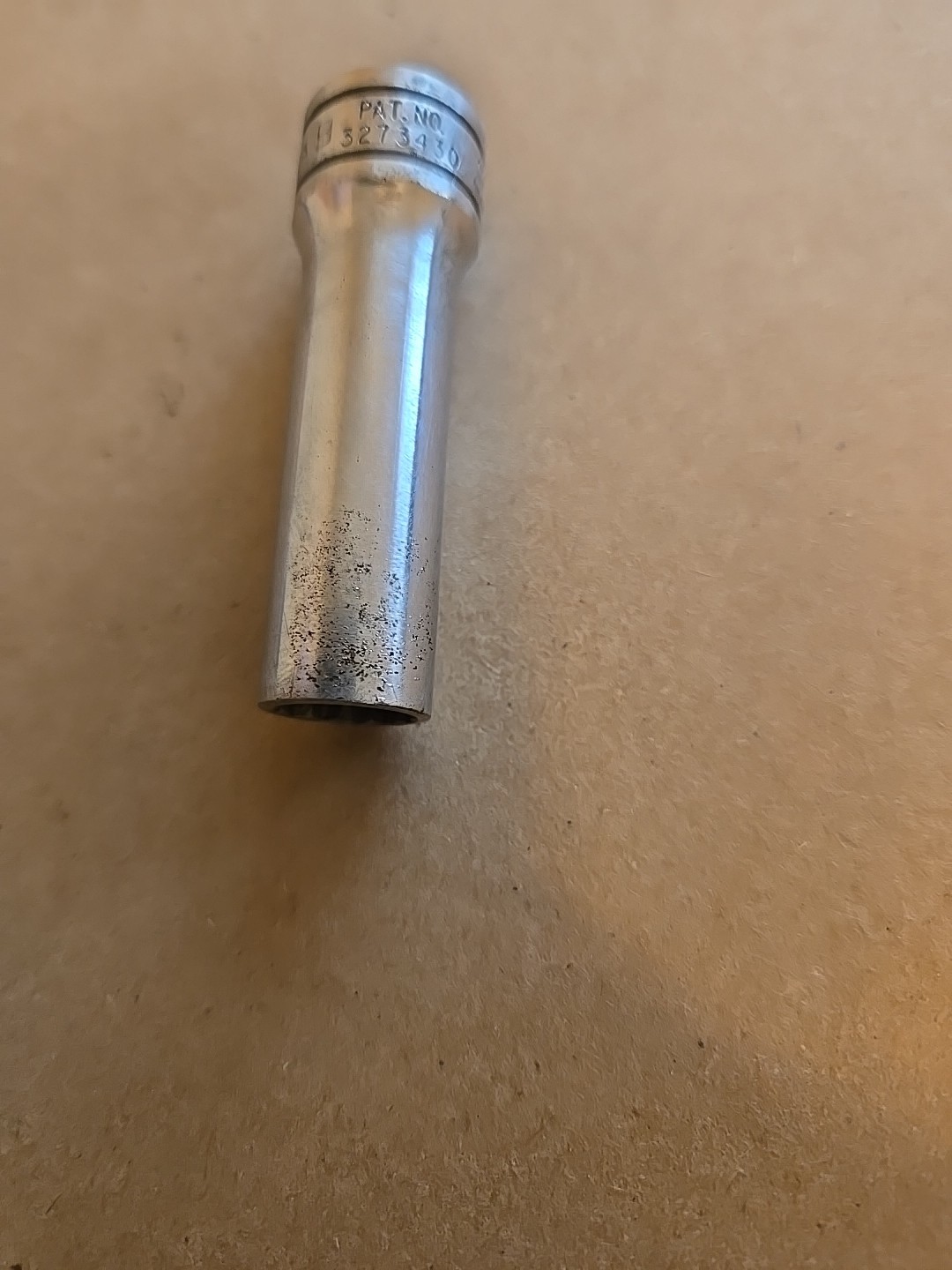 Snap On 3/8″ Drive 3/8″ 12PT SAE Deep Chrome Socket USA SF121