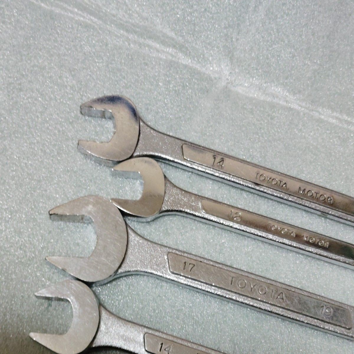 KTC TOYOTA Vintage Combination Wrench Set Double Open End OEM Used